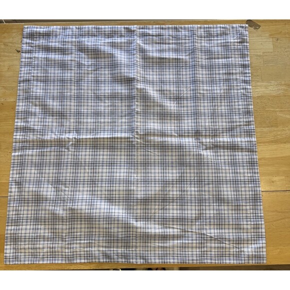 Laura Ashley Cassidy Cotton Floral Plaid Shams X2 Euro X2 King Cottage Farmhouse - Picture 2 of 12